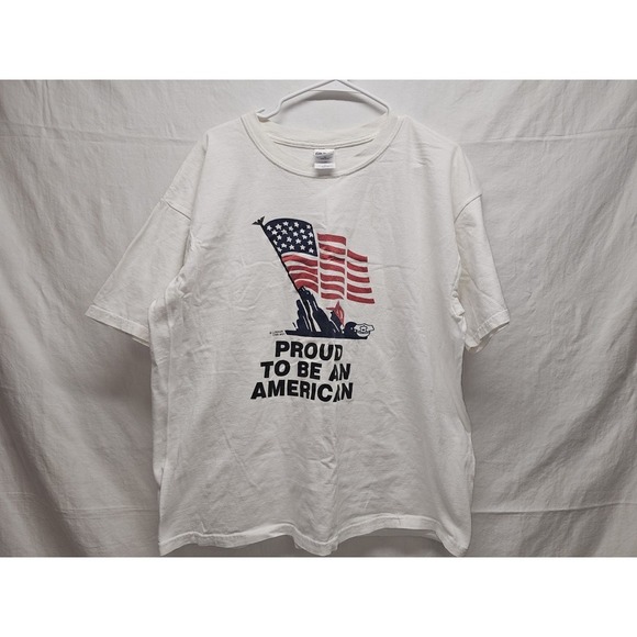 Gildan Other - Proud to Be American 9/11 First Responder‎ Flag T- Shirt XL